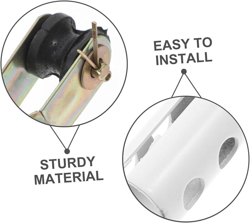 Artibetter Ceiling Fan Extension Downrod 12 Inch Sturdy Iron Down Rod - Image 4