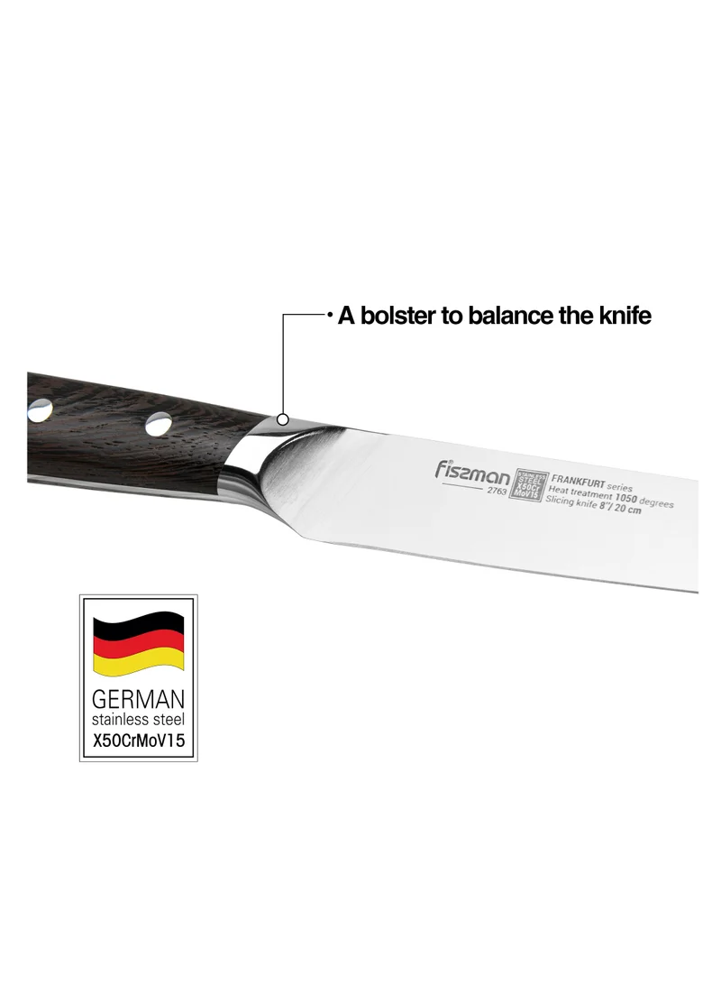 Fissman 8'' Slicing Knife 8'' Slicing Knife FrankFurt Series with Sturdy And Elegant Handle  | Best Price UAE