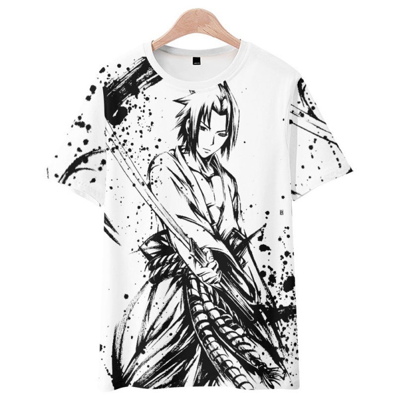 New 2024 cross-border independent station hot sale Japanese man Naruto short sleeve men's and women's clothing 3d printed T-shirt - Image 3