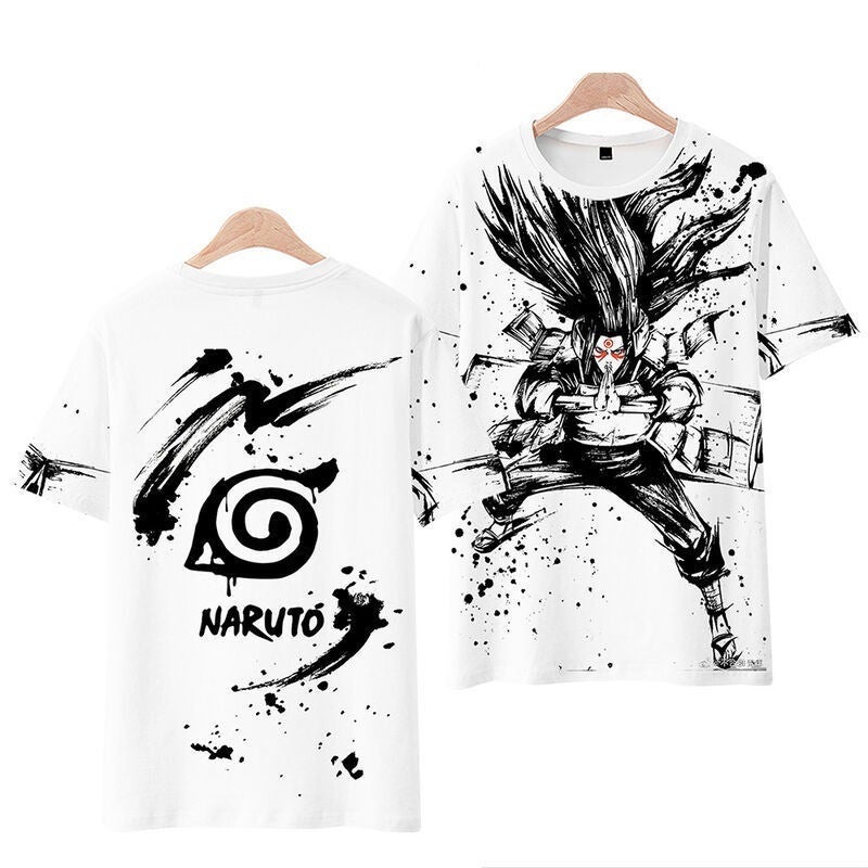 New 2024 cross-border independent station hot sale Japanese man Naruto short sleeve men's and women's clothing 3d printed T-shirt - Image 1