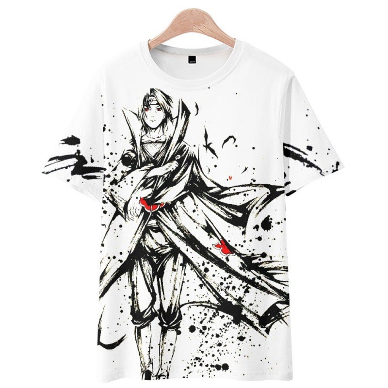 New 2024 cross-border independent station hot sale Japanese man Naruto short sleeve men's and women's clothing 3d printed T-shirt - Image 2
