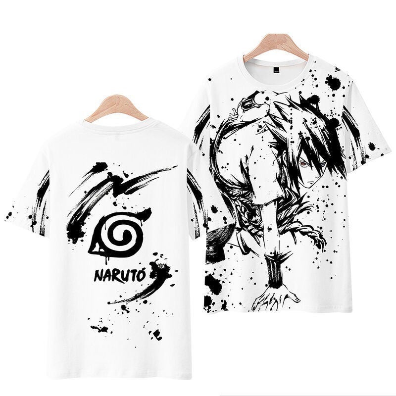 New 2024 cross-border independent station hot sale Japanese man Naruto short sleeve men's and women's clothing 3d printed T-shirt - Image 5