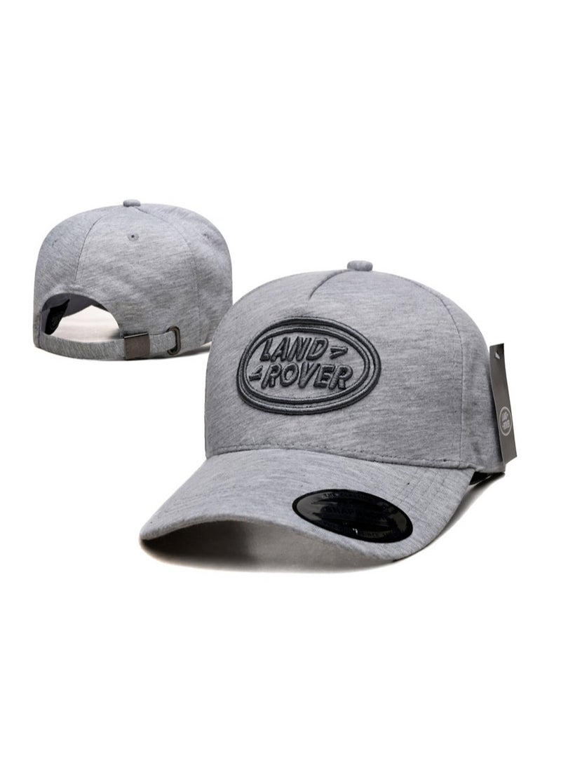 Land Rover Light Grey Cap: Textured Fabric & Embossed Emblem