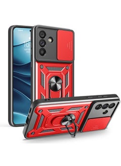 For Samsung Galaxy A56 5G Sliding Camera Cover Design TPU+PC Phone Case(Red)