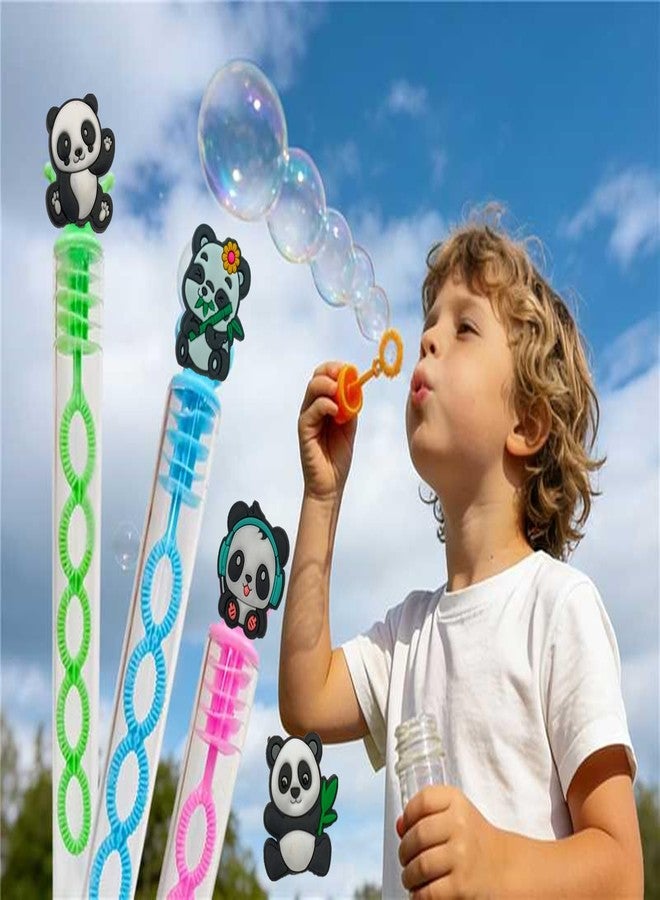 HOZKEAP 24 Packs Bulk Mini Pandas Shape Bubble Wands, for Kids Boys and Girls Bubble Toys, Holiday Party Favors School Classroom Student Party Supply Gifts - Image 4