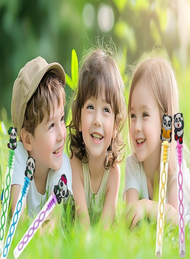 HOZKEAP 24 Packs Bulk Mini Pandas Shape Bubble Wands, for Kids Boys and Girls Bubble Toys, Holiday Party Favors School Classroom Student Party Supply Gifts - Image 3