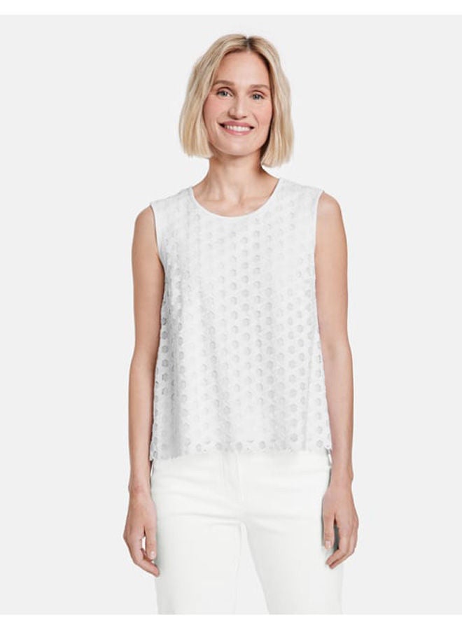 GERRY WEBER بلوزة بدون أكمام مع دانتيل  - Image 1