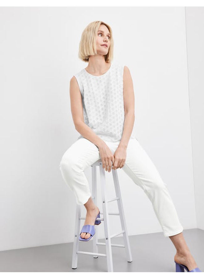 GERRY WEBER بلوزة بدون أكمام مع دانتيل  - Image 4