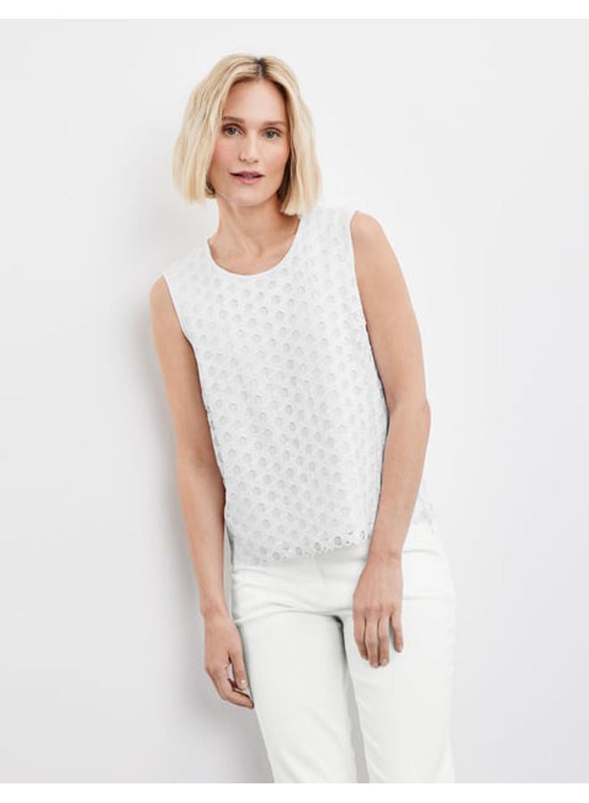GERRY WEBER بلوزة بدون أكمام مع دانتيل  - Image 2