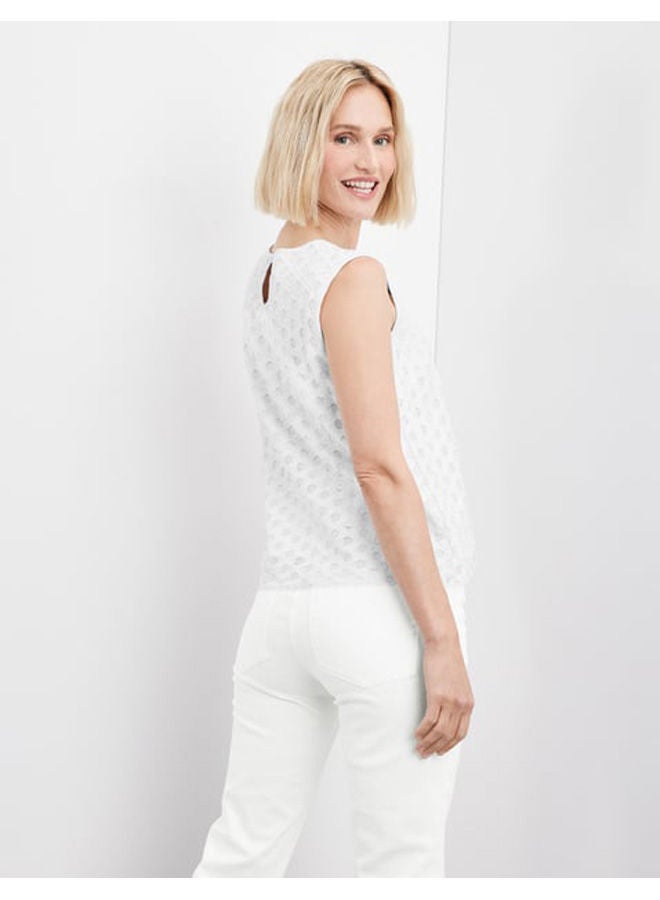 GERRY WEBER بلوزة بدون أكمام مع دانتيل  - Image 5