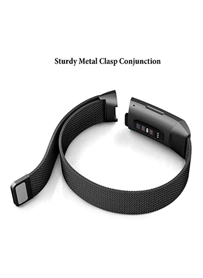 Replacement Band For Fitbit Charge 3 Black - Image 3
