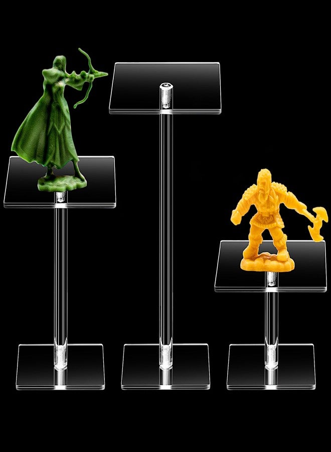 Burbell رافعات قتالية من Burbell مكونة من 3 قطع للمنمنمات الطائرة، رافعة قتالية للمنمنمات الطائرة، رافعات طيران بارتفاعات مختلفة لألعاب الطاولة وألعاب الطاولة، ساعات، مجوهرات، أحواض صغيرة، عرض شخصيات - Image 1