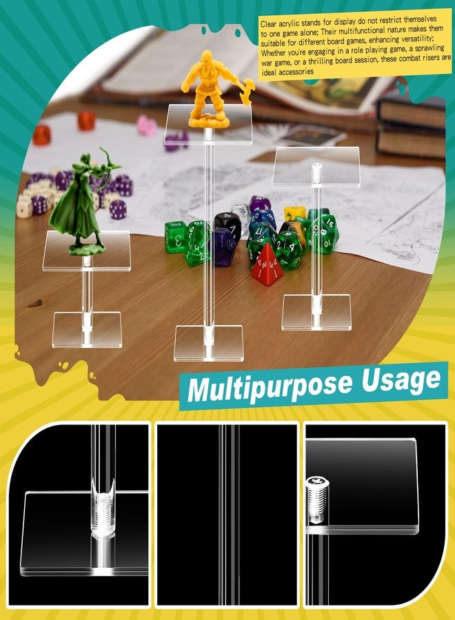 Burbell رافعات قتالية من Burbell مكونة من 3 قطع للمنمنمات الطائرة، رافعة قتالية للمنمنمات الطائرة، رافعات طيران بارتفاعات مختلفة لألعاب الطاولة وألعاب الطاولة، ساعات، مجوهرات، أحواض صغيرة، عرض شخصيات - Image 3