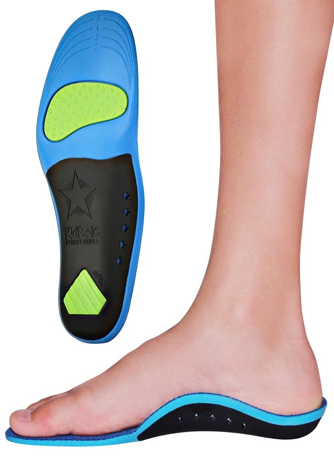 KidSole Children's Memory Foam Starry Shield Arch Support Insole for Comfort, Cushion & Arch Support by KidSole ((24 CM) Kids Size 2-6) - Image 1