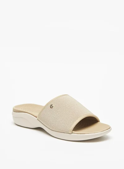 فلورا بيلا من شو إكسبرس Textured Slip-On Flatform Sandals