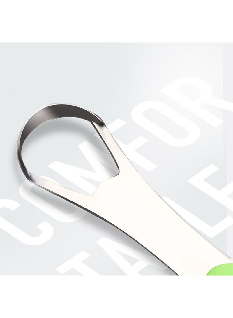 Generic 1 Pcs Tongue Scraper Cleaner, Stainless Steel Tongue Scrapers, Metal Tongue Scraping Cleaner with Storage Case for Healthy Oral Care, Help Eliminate Bad Breath  - Image 5
