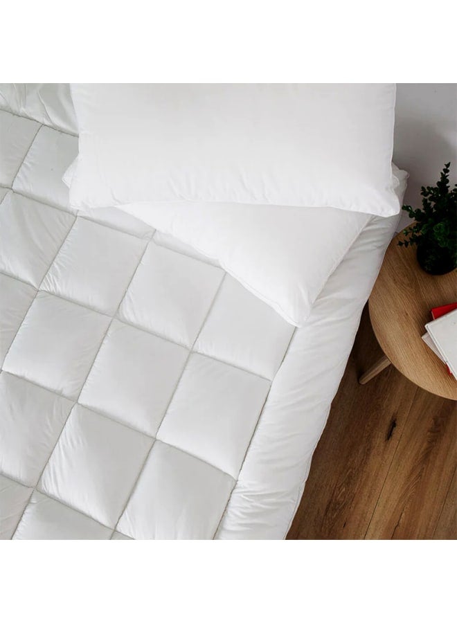 Mattress Topper Feather Size 160 × 195 × 8 cm From Family Bed