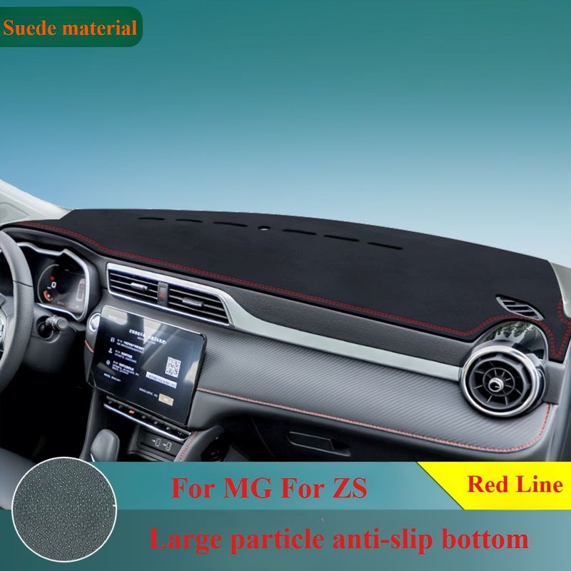 Fit Car Dashboard Cover Sunshield Pad Premium Synthetic Suede Non Slip Design For MG ZS 2017 2023 Models Right Hand Drive Reduces Glare Protects Interior Easy Installation Vehicle Accessory - Image 3