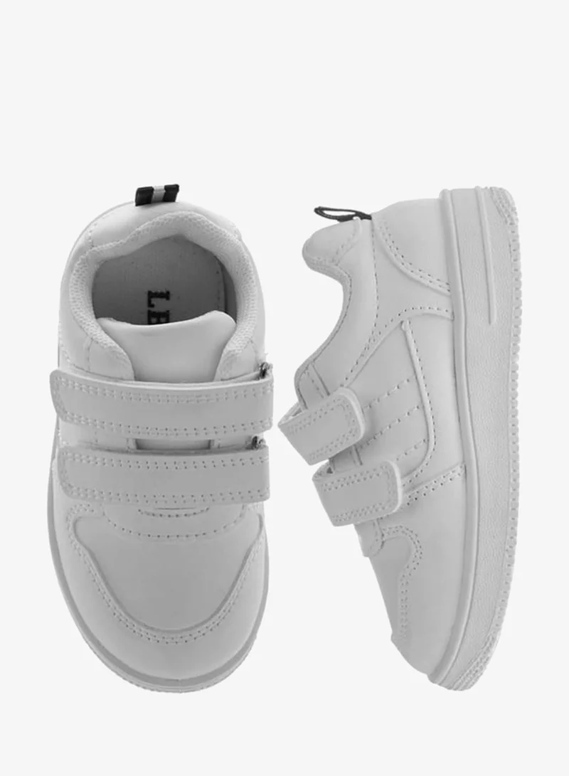 LBL by Shoexpress Girls Stitch Detail Sneakers with Hook and Loop Closure