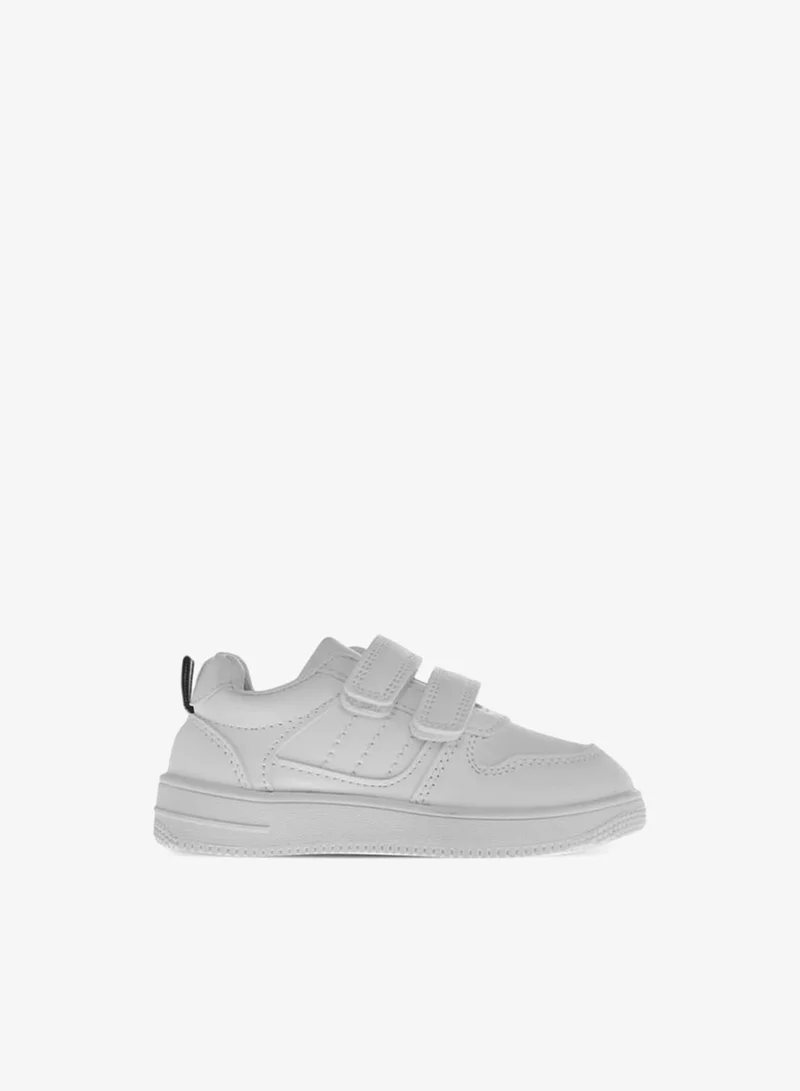LBL by Shoexpress Girls Stitch Detail Sneakers with Hook and Loop Closure