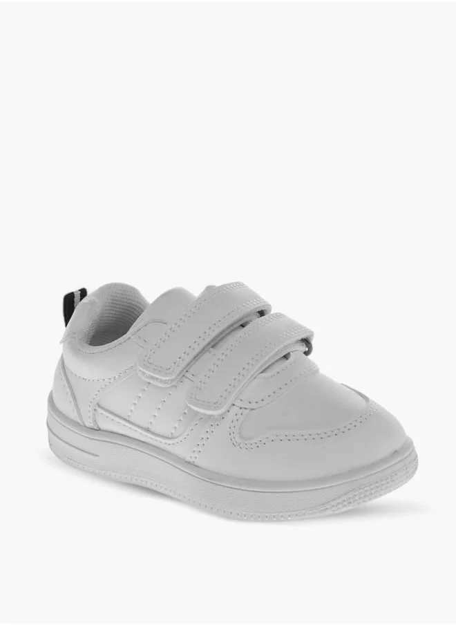 ال بي ال من شو اكسبرس Girls Stitch Detail Sneakers with Hook and Loop Closure