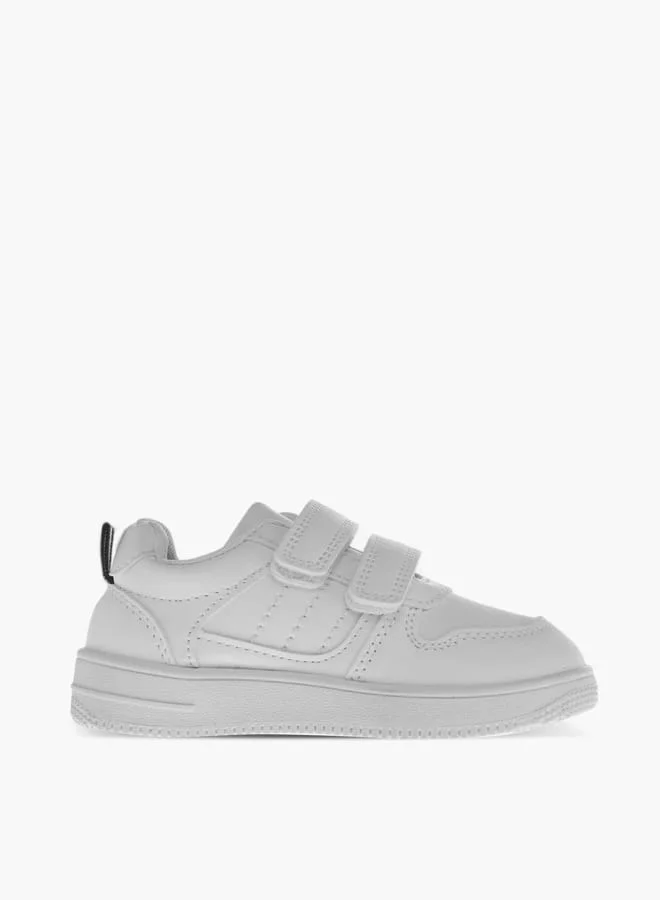 LBL by Shoexpress Girls Stitch Detail Sneakers with Hook and Loop Closure