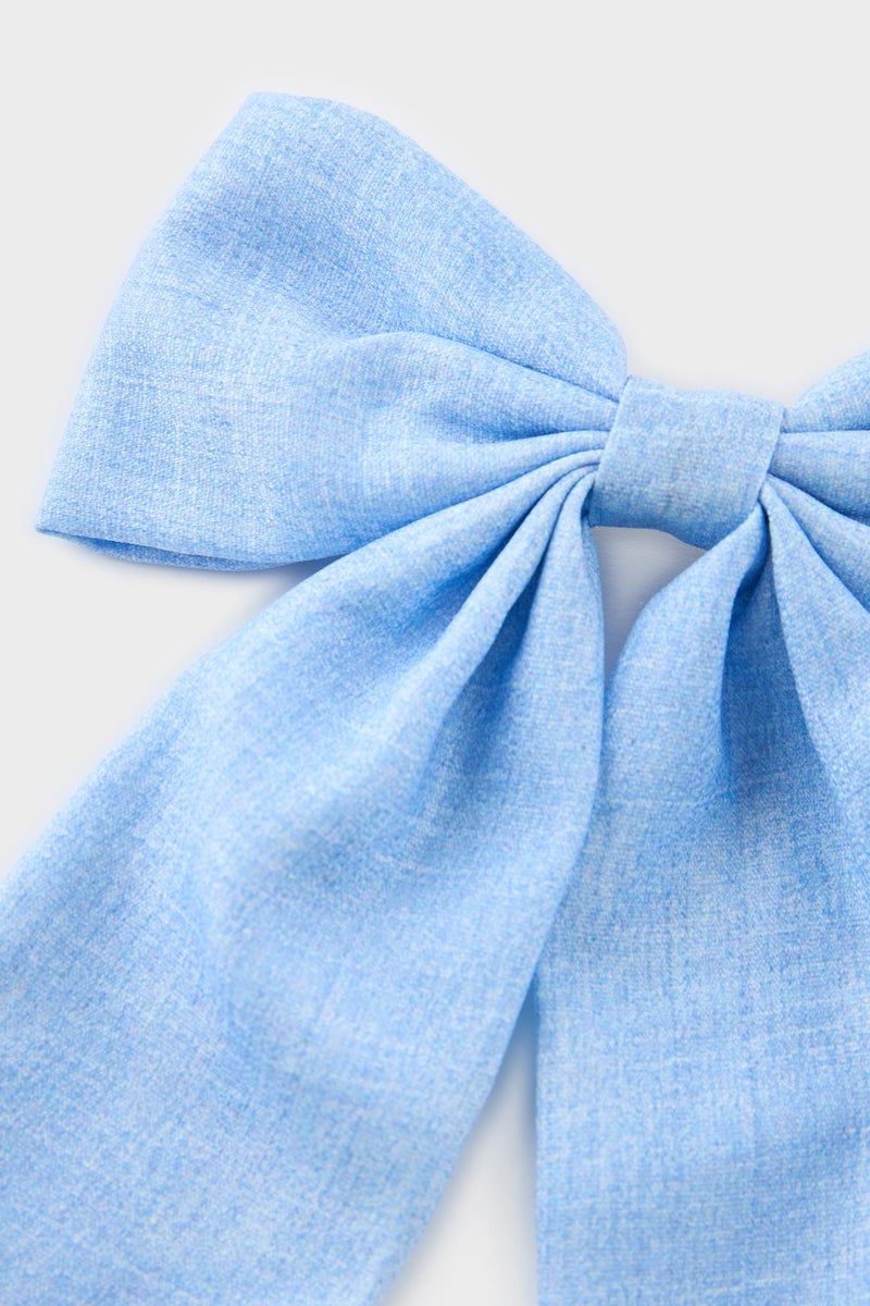 DeFacto Blue Girl Girl Ribbon Hair Clips Casual - Image 2