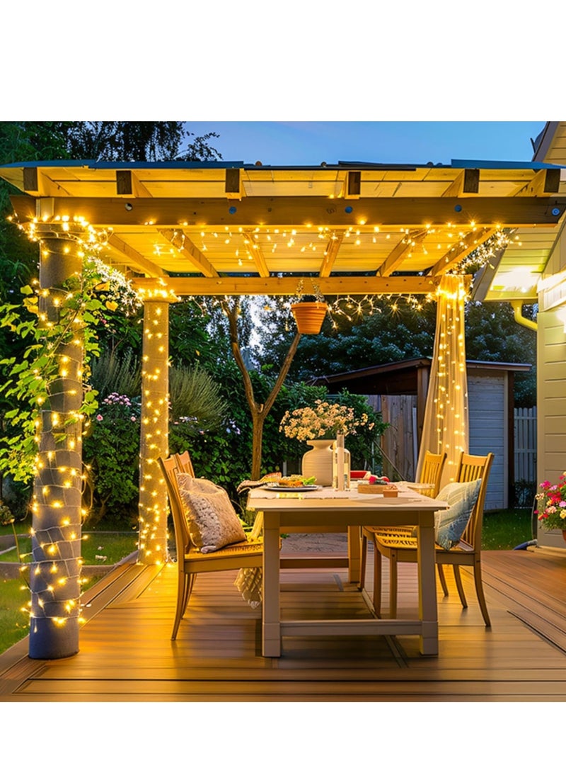 ZESTU 500 LED Waterproof 50M Fairy String Lights – Battery Operated Warm White Twinkle Fairy Diwali lights for Indoor & Outdoor Decorative Lighting, Garden, Bedroom, Patio, Wedding, Party, Christmas & Festival Decor - Image 2