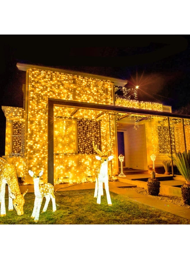 ZESTU 500 LED Waterproof 50M Fairy String Lights – Battery Operated Warm White Twinkle Fairy Diwali lights for Indoor & Outdoor Decorative Lighting, Garden, Bedroom, Patio, Wedding, Party, Christmas & Festival Decor - Image 5