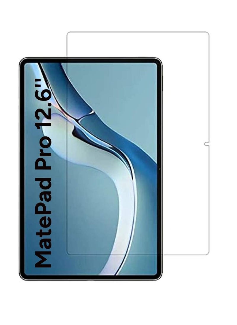 HYX Screen Protector For Huawei MatePad Pro 12.6 (2021), Ultra Slim HD 2.5D Premium Tempered Glass Screen Protector -Transparent  - Image 2