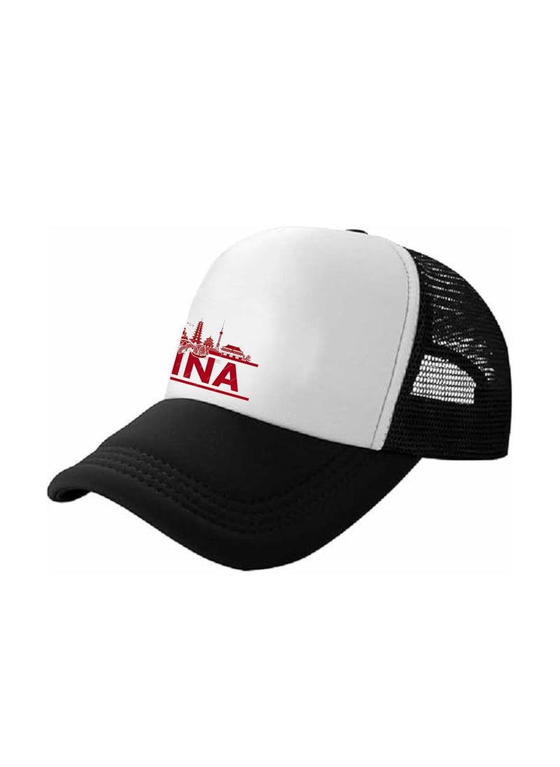 Generic - Chinese New Year Mesh Cap With Plastic Closure For Men And Women–Perfect For Sports,Outdoor Activities And Casual Wear–Great Gift For Sports Fans And Events - Image 1