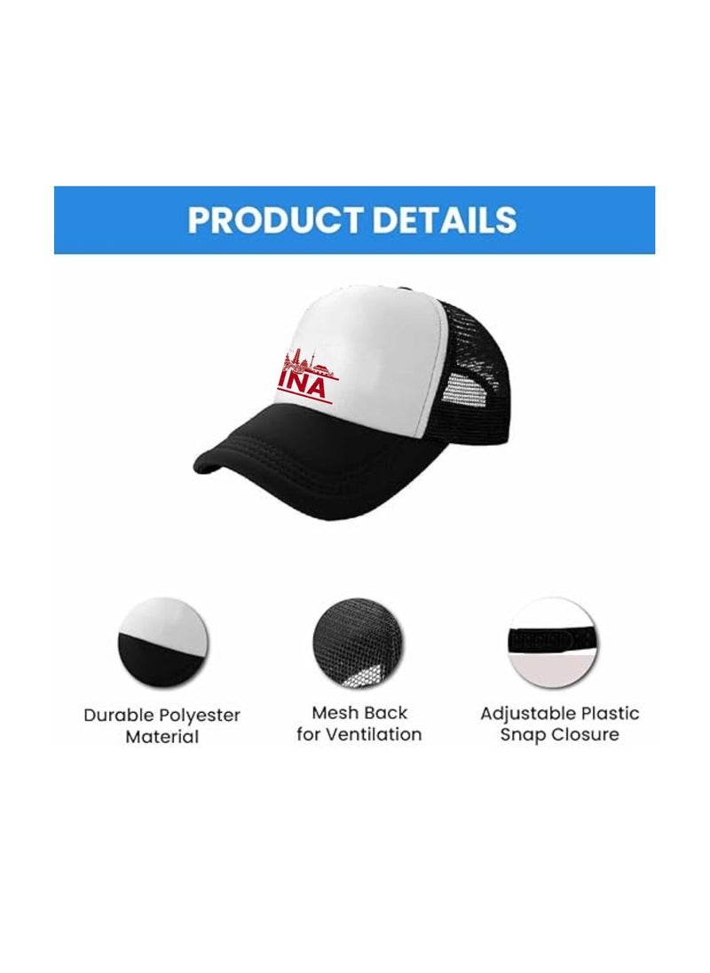 Generic - Chinese New Year Mesh Cap With Plastic Closure For Men And Women–Perfect For Sports,Outdoor Activities And Casual Wear–Great Gift For Sports Fans And Events - Image 1