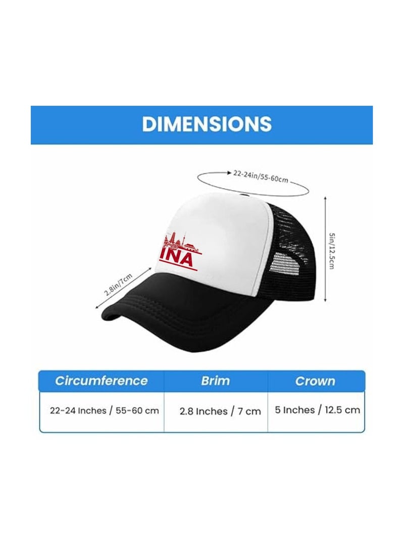 Generic - Chinese New Year Mesh Cap With Plastic Closure For Men And Women–Perfect For Sports,Outdoor Activities And Casual Wear–Great Gift For Sports Fans And Events - Image 1