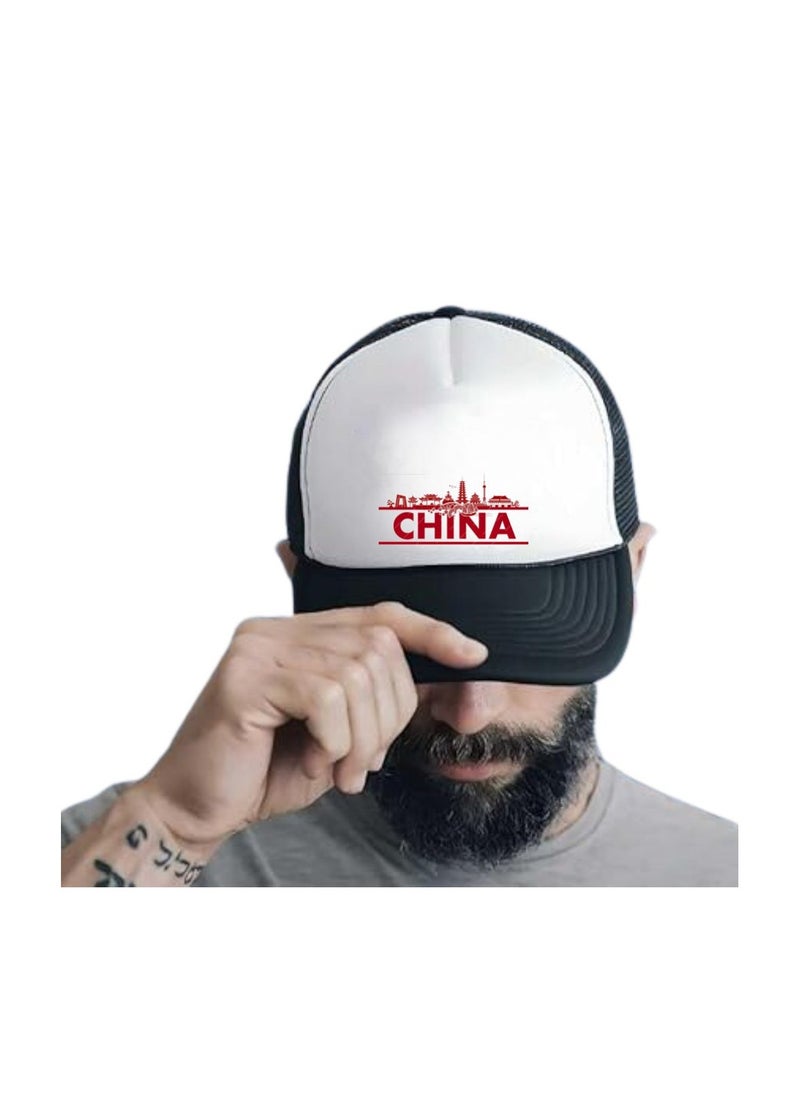 Generic - Chinese New Year Mesh Cap With Plastic Closure For Men And Women–Perfect For Sports,Outdoor Activities And Casual Wear–Great Gift For Sports Fans And Events - Image 1