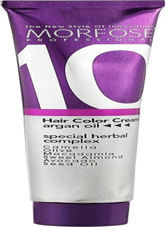 Morfose 10 professional hair colour cream 100 ml, no. 7.11 intense ash auburn