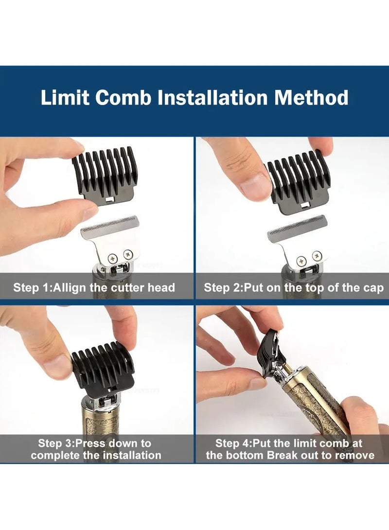 UIT Professional Hair Clipper T3001Q, Stainless Steel Rechargable Wireless Trimmer, Made in Japan - Image 4