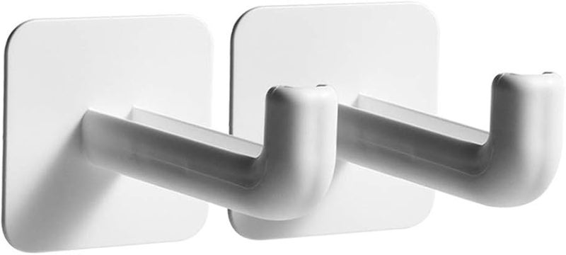 VICASKY 2 حزمة من خطافات الحائط اللاصقة حامل معطف متعدد الوظائف رف التخزين - Image 1