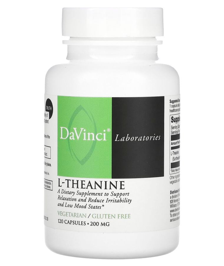 DaVinci Laboratories L-Theanine 200 mg 120 Capsules
