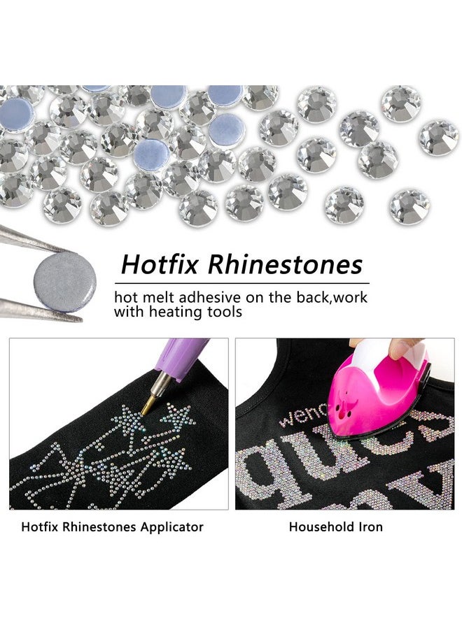 BEADSLAND - Hotfix Rhinestones 1440Pcs Flatback Crystal Rhinestones For Crafts Clothes Diy Decoration Crystal Ss20 4.6 4.8Mm - Image 1