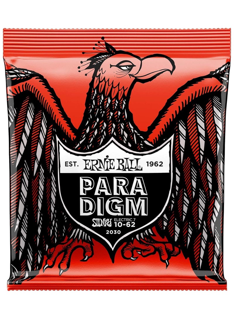 Ernieball P02030 sthb slinky paradigm 7 electric guitar strings 10 62