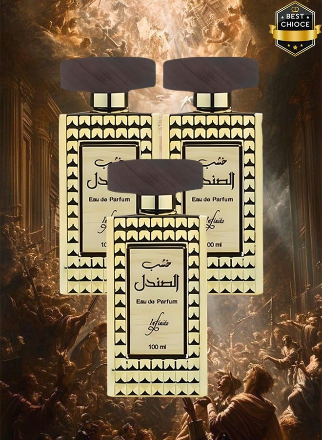 Infinite 3 Pieces Sandalwood Perfume 100ml EDP - Image 1