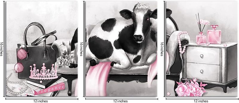 Kalormore Pink Glam Fashion Canvas Art - Image 5