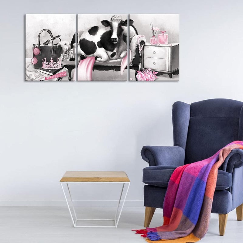 Kalormore Pink Glam Fashion Canvas Art - Image 4