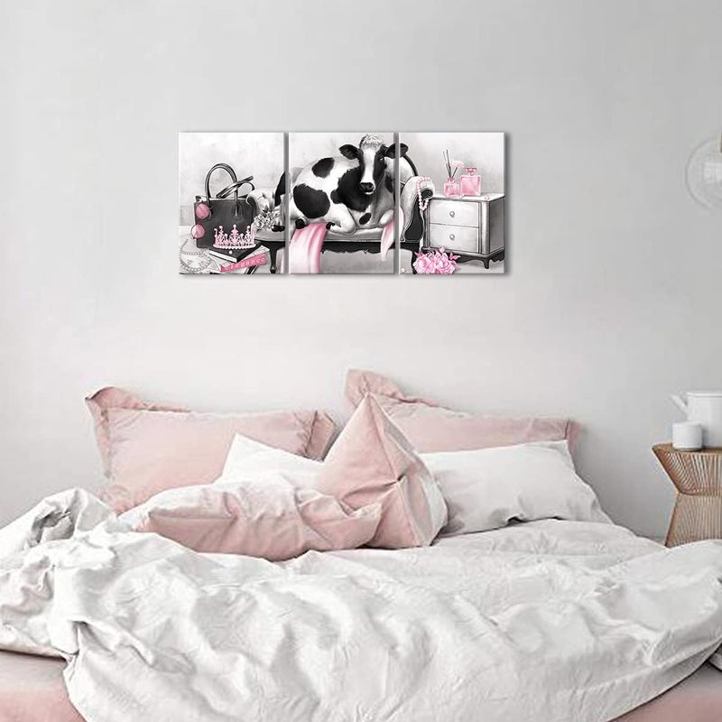 Kalormore Pink Glam Fashion Canvas Art - Image 3