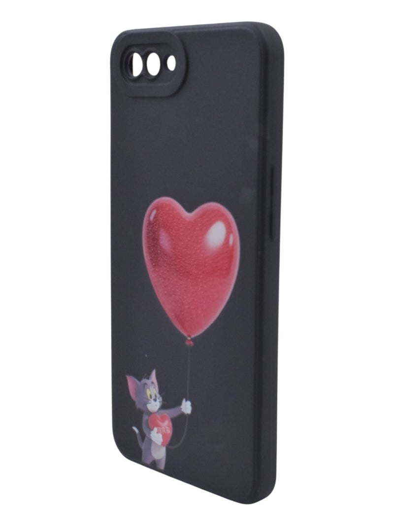 Plastic Back Cover For Oppo A3s - Multicolour - Image 3