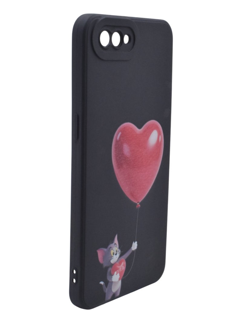 Plastic Back Cover For Oppo A3s - Multicolour - Image 2