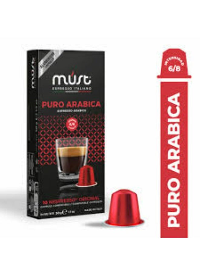 Must - PURO ARABICA NESPRESSO COMPATIBLE CAPSULES- 50 grams 10 pcs - Image 1