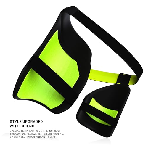 moonwalkr Thigh Guard 2.0 Protective Gear for Batter’s Height (4’9”- 5’3”) Cricket Thigh Pad Cricket Accessories & Equipment Safeguarding Both Your Outer and Inner Thighs Black (Small, Right Hand) - Image 5