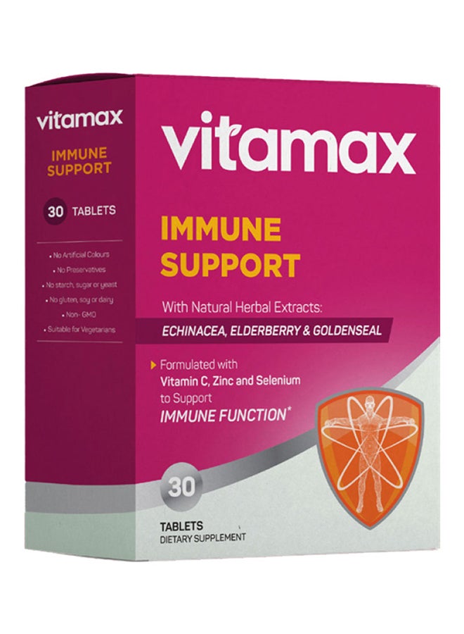 Vitamax Immune Support Tablets With Echinacea, Elderberry & Goldenseal, Pack Of 30'S - Image 1