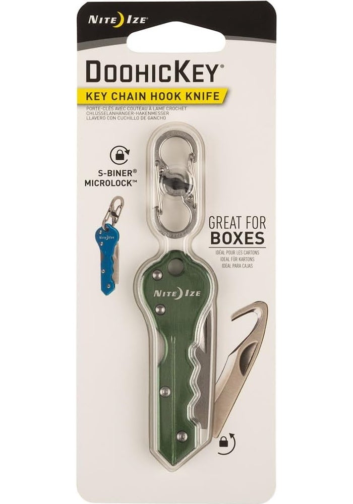 NITE IZE سكين حلقة المفاتيح Nite Ize DoohicKey - أخضر - Image 1
